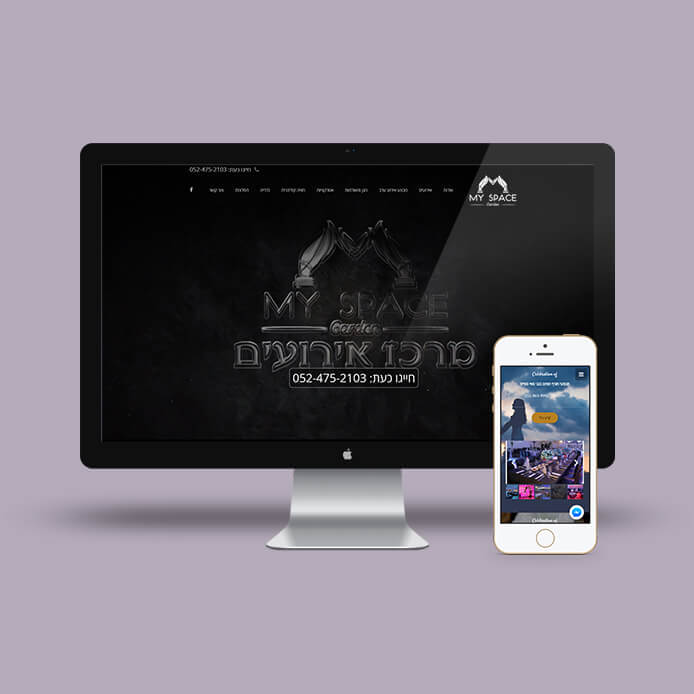 בניית אתר וורדפרס מיי ספייס